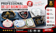 design custom die cut business card