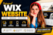 design wix website design redesign wix website wix studio website