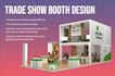 design a professional 3d trade show booth and exhibition stand