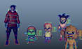rig 3d character in maya  for unreal, unity or animation