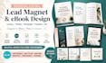 lead magnet ebook canva trifold design freebie canva templete canva kit