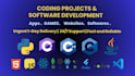 do computer science and game development projects using c cpp python and java