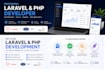 develop a laravel web application with php and mysql