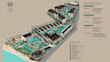 create hotel and resort maps, hiking route and treasure map illustrations