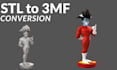 color split stl and convert to multicolor 3mf for bambu studio printing