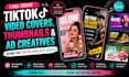 create tiktok video covers, thumbnails and ad creatives in canva