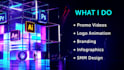 create custom logo animation and intro outro video