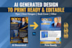 professionally redesign and refine your ai generated designs