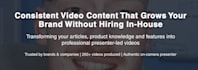 turn blogs, articles and scripts into presenter led videos