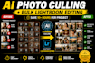 do ai wedding culling and bulk photo editing in lightroom