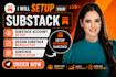 setup and design your professional substack newsletter