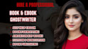 write or ghostwrite a professional fiction book
