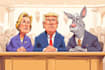 design creative satire political cartoons