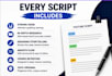 write engaging youtube scripts
