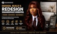 design and develop a custom squarespace website