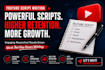 write engaging youtube scripts for faceless channels