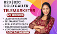 do b2b cold calling and lead generation