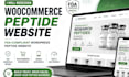 redesign woocommerce peptide website fda complaint wordpress peptide website