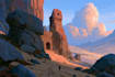 create fantasy environment concept art