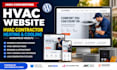 design hvac website hvac contractor heating and cooling wordpress website
