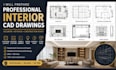 prepare professional interior cad drawings