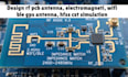design rf pcb antenna, electromagneti, wifi ble gps antenna, hfss cst simulation