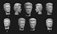 covert 2d to 3d head bust model 2d to 3d character model picture to 3d
