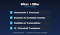 translate french, english and arabic documents