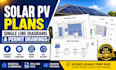 design solar pv plans, single line diagrams and permit drawings