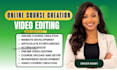 do elearning video course editing onboarding training video training materials
