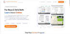 develop a modern educational website or modern school portal