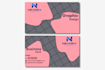 create a unique double sided business card design