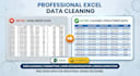 clean your excel data and analysis it