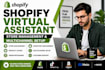 be your shopify virtual assistant for store management and multichannel setup