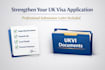 write custom professional UK visa cover letter