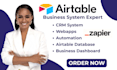do airtable database, airtable interface, softr expert, automation integration