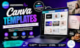 design a professional canva website design and canva website