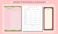 design custom printable planners, journals, or notepads