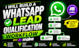 build a whatsapp lead qualification workflow with make com