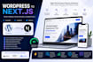 convert your wordpress theme or template into nextjs with vercel deployments