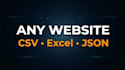 do web scraping and data extraction from any website using python
