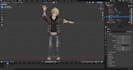 create a rigged 3d character in blender with textures