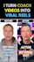 create viral coach reels for instagram tiktok with captions and hooks