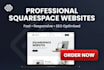 design modern squarespace website redesign squarespace website development