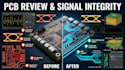 review pcb, improve signal integrity and fix design issues