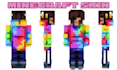 create custom minecraft skins, unique minecraft character skins, pixel art