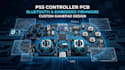 design ps5 controller pcb, bluetooth, embedded firmware, and gamepad pcb