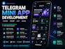 develop a custom telegram mini app with react and python