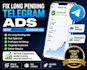 fix no views telegram ads to setup profitable telegram ads