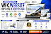 create a modern wix website, wix studio website, or online store